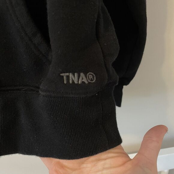 Tna Aritzia Sweatfleece Cozy Fleece Perfect Fit Hoodie Sweatshirt Sz XXS - Picture 4 of 7